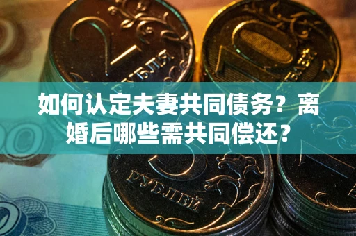 北京如何认定夫妻共同债务？离婚后哪些需共同偿还？