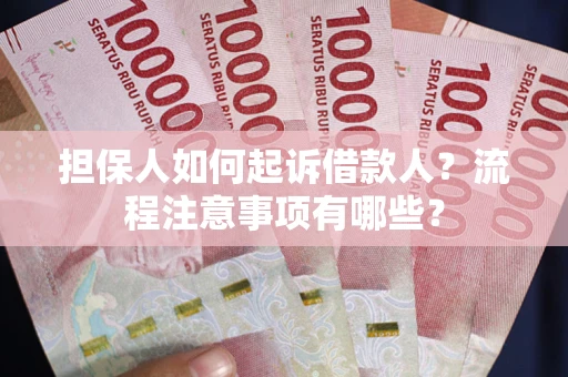 北京担保人如何起诉借款人？流程注意事项有哪些？